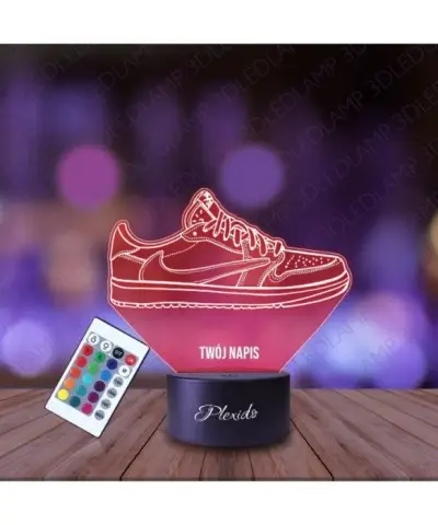 Lampka Nocna 3D LED LAMP But Nike SB Dunk Low Travis Scott