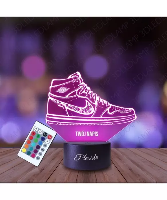 Lampka Nocna 3D LED LAMP But Nike Air Jordan 1 High Dior
