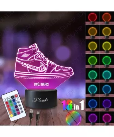 Lampka Nocna 3D LED LAMP But Nike Air Jordan 1 High Dior