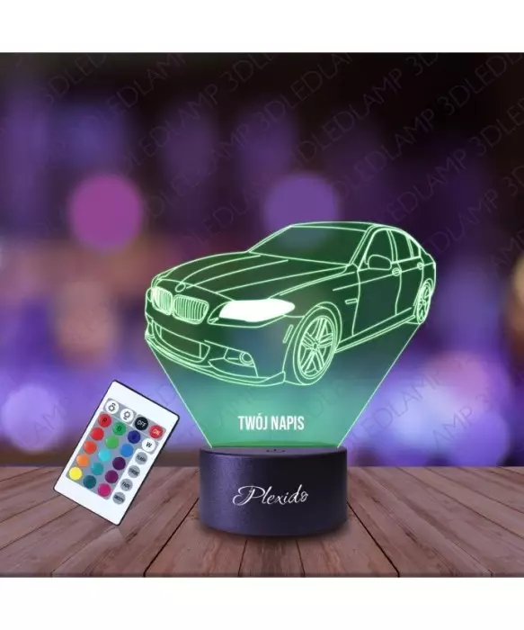 Lampka Nocna 3D LED LAMP Samochód BMW M8