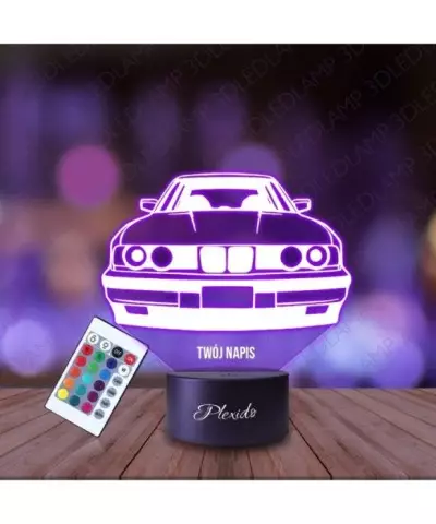 Lampka Nocna 3D LED LAMP Samochód BMW M5 E34