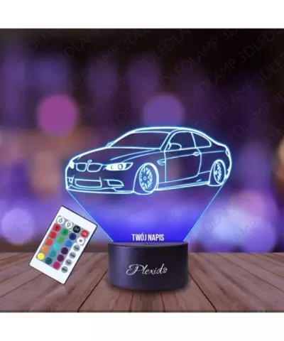 Lampka Nocna 3D LED LAMP Samochód BMW E92
