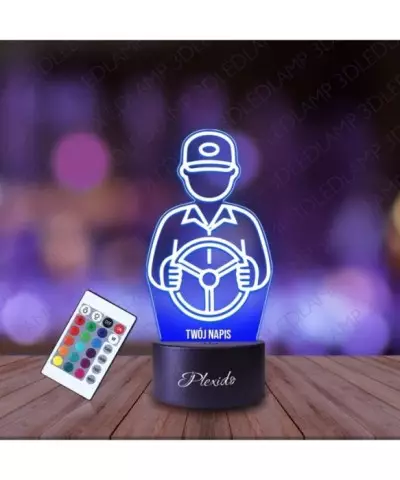Lampka Nocna 3D LED LAMP Zawodowy Kierowca