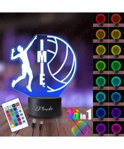 Lampka Nocna 3D LED LAMP Prezent dla Fana Siatkówki