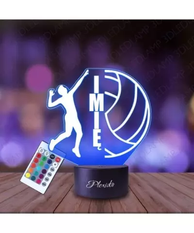 Lampka Nocna 3D LED LAMP Prezent dla Fana Siatkówki