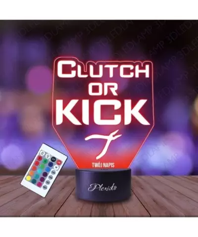 Lampka Nocna 3D LED LAMP Counter Strike CS Go Clutch Or Kick