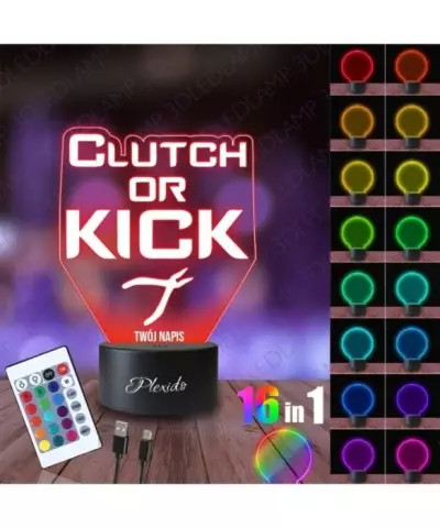 Lampka Nocna 3D LED LAMP Counter Strike CS Go Clutch Or Kick