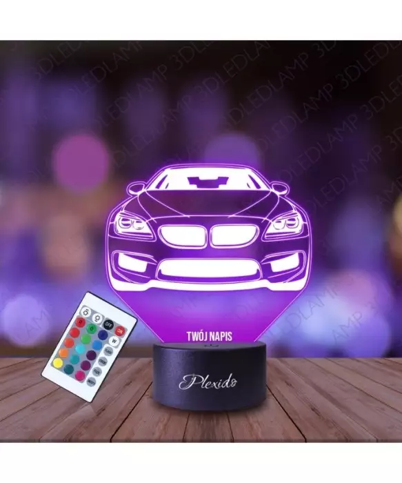 Lampka Nocna 3D LED LAMP Samochód BMW M6 f13 MPower