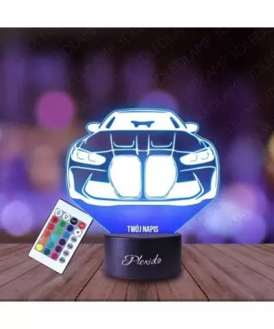 Lampka Nocna 3D LED LAMP Samochód BMW M4 G82