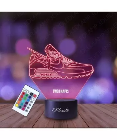 Lampka Nocna 3D LED LAMP But Sportowy Nike Air Max 90