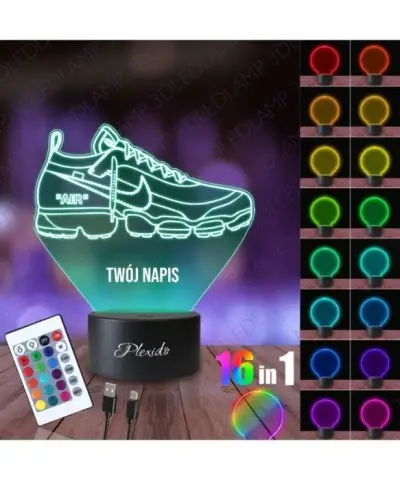 Lampka Nocna 3D LED LAMP But Nike Air Max