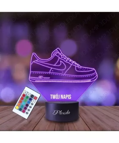 Lampka Nocna 3D LED LAMP But Sportowy Nike Force 1