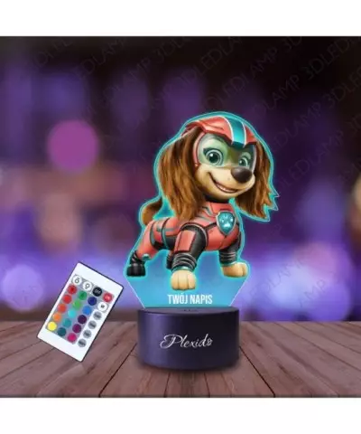 Lampka Nocna 3D LED LAMP z Nadrukiem UV Psi Patrol Liberty