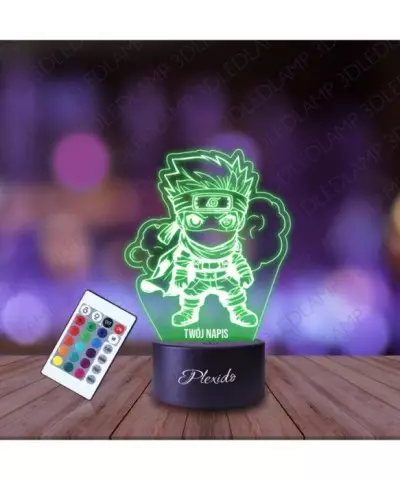 Lampka Nocna 3D LED LAMP Prezent dla fana Anime Sharingan Kakashi Naruto