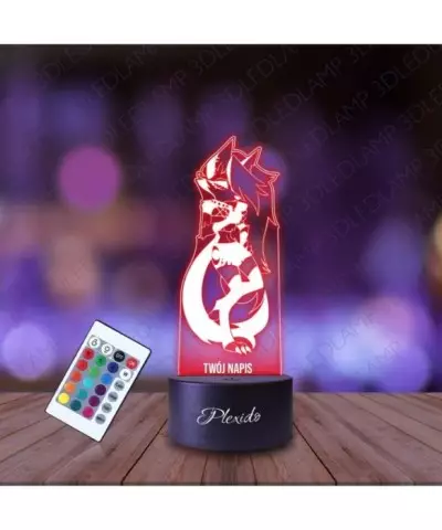 Lampka Nocna 3D LED LAMP Helluva Boss Loona