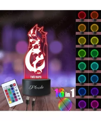 Lampka Nocna 3D LED LAMP Helluva Boss Loona 2