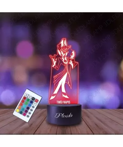 Lampka Nocna 3D LED LAMP Hazbin Hotel Alastor