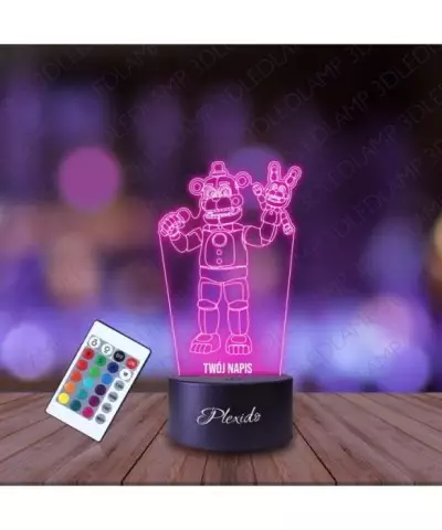 Lampka Nocna 3D LED LAMP Five Nights at Freddy's FNAF Bonbon