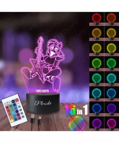 Lampka Nocna 3D LED LAMP Five Nights at Freddy's FNAF Chica 2