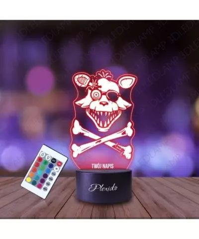 Lampka Nocna 3D LED LAMP Five Nights at Freddy's FNAF Foxy