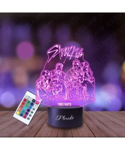Lampka Nocna 3D LED LAMP K-Pop Stray Kids
