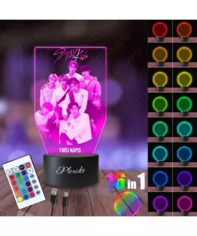 Lampka Nocna 3D LED LAMP K-Pop Stray Kids 2