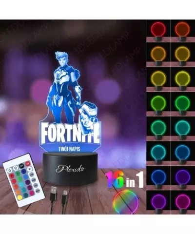 Lampka Nocna 3D LED LAMP Fortnite Reese 2