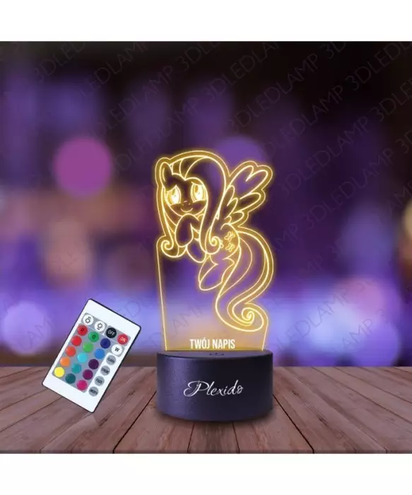 Lampka Nocna 3D LED LAMP Bajka My Little Pony Fluttershy Kucyk