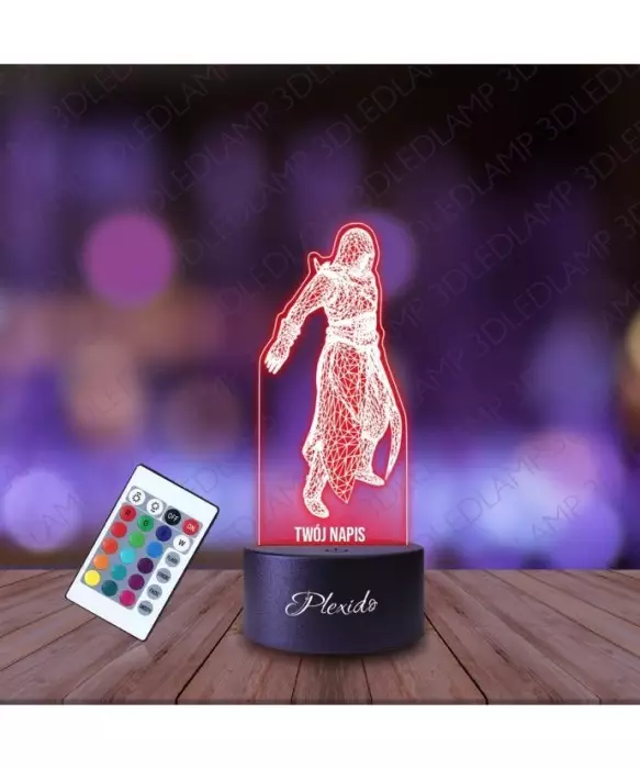 Lampka Nocna 3D LED LAMP Gra Assassin's Creed Ezio