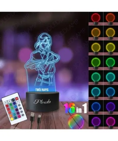 Lampka Nocna 3D LED LAMP Uryu Ishida Sternritter Bleach 2