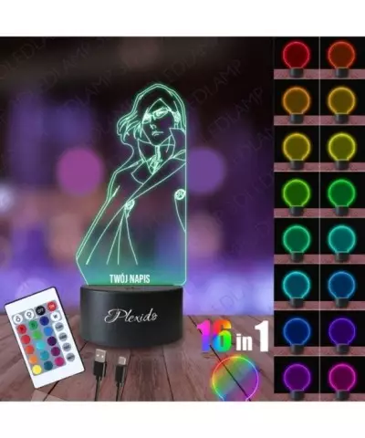 Lampka Nocna 3D LED LAMP Uryu Ishida Bleach 2