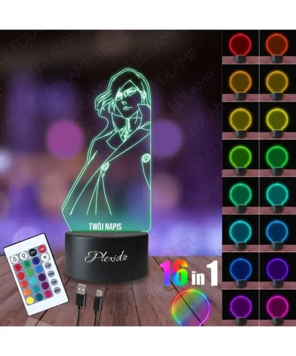 Lampka Nocna 3D LED LAMP Uryu Ishida Bleach 2
