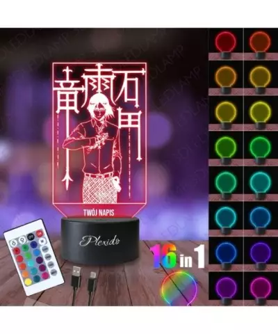 Lampka Nocna 3D LED LAMP Uryu Bleach 2