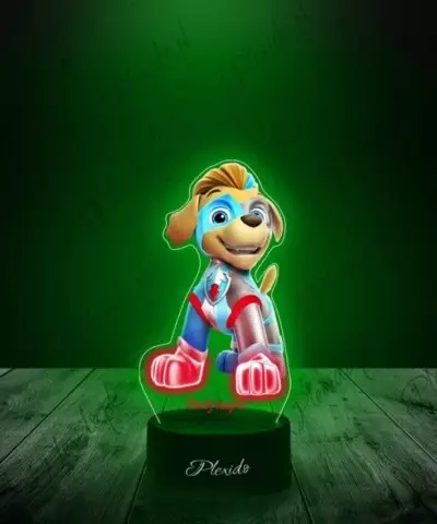 Lampka LED 3D Plexido z Nadrukiem UV Psi Patrol Truck - 2