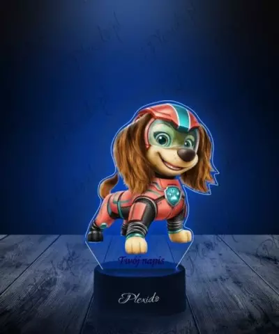 Lampka LED 3D Plexido z Nadrukiem UV Psi Patrol Liberty