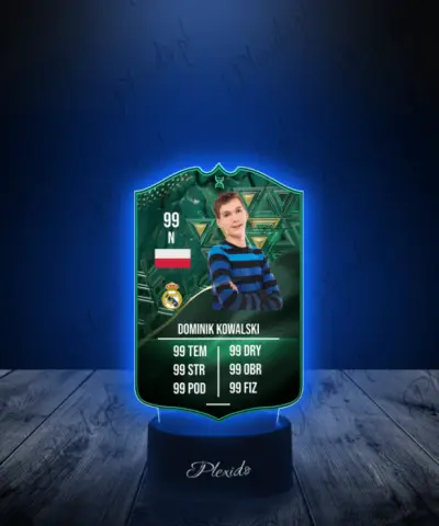 Lampka LED Plexido Piłka Nożna FIFA Twoje Zdjęcie Winter Evolutions - 2