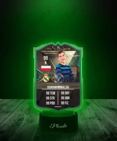 Lampka LED Plexido Piłka Nożna FIFA Twoje Zdjęcie Fut Centurions III - 3