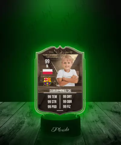 Lampka LED Plexido Piłka Nożna FIFA Twoje Zdjęcie Fut Centurions - 3