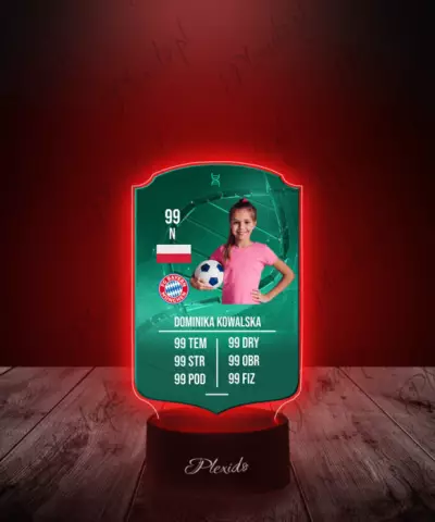 Lampka LED Plexido Piłka Nożna FIFA Twoje Zdjęcie Evolutions I - 2