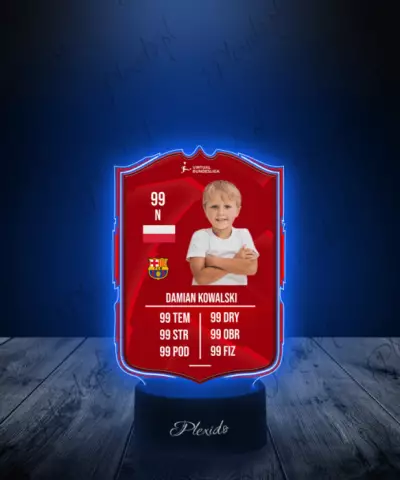 Lampka LED Plexido Piłka Nożna FIFA Twoje Zdjęcie Virtual Bundesliga - 2