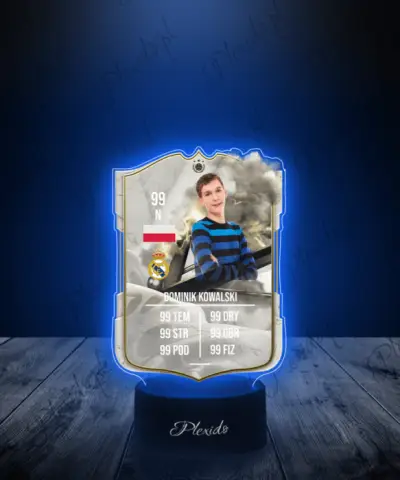 Lampka LED Plexido Piłka Nożna FIFA Twoje Zdjęcie Thunderstruck Icons - 2