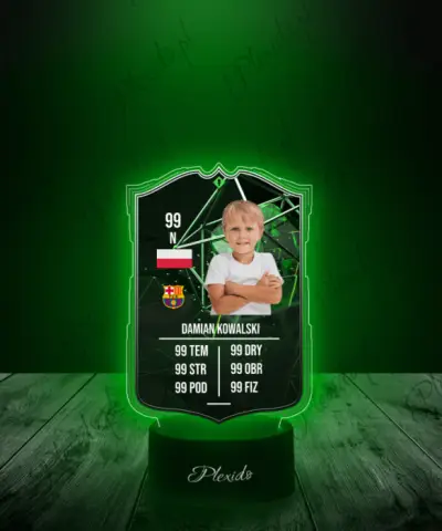Lampka LED Plexido Piłka Nożna FIFA Twoje Zdjęcie Pundit Picks - 3