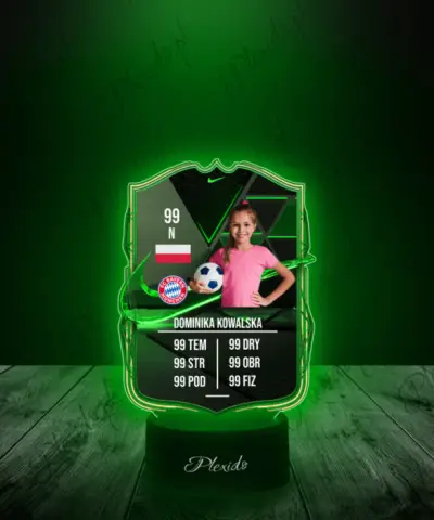 Lampka LED Plexido Piłka Nożna FIFA Twoje Zdjęcie Nike Mad Ready - 3