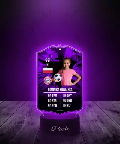 Lampka LED Plexido Piłka Nożna FIFA Twoje Zdjęcie FC Pro Boost - 2