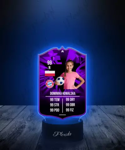 Lampka LED Plexido Piłka Nożna FIFA Twoje Zdjęcie FC Pro Boost - 3