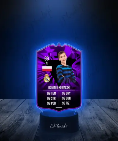 Lampka LED Plexido Piłka Nożna FIFA Twoje Zdjęcie FC Pro - 2