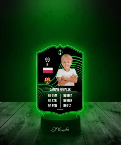 Lampka LED Plexido Piłka Nożna FIFA Twoje Zdjęcie Europa Confernece League Totgs - 3