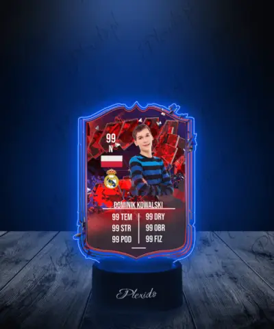 Lampka LED Plexido Piłka Nożna FIFA Twoje Zdjęcie Trailblazers - 2