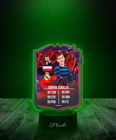 Lampka LED Plexido Piłka Nożna FIFA Twoje Zdjęcie Trailblazers - 3