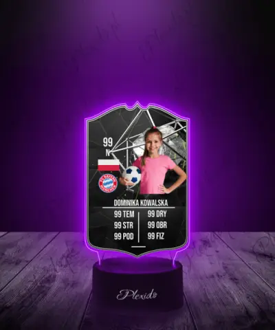 Lampka LED Plexido Piłka Nożna FIFA Twoje Zdjęcie Team of the Week Silver - 2